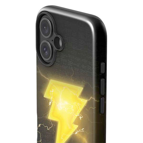 DC Comics Black Adam Lightning Bolt iPhone 16 Plus Impact Case